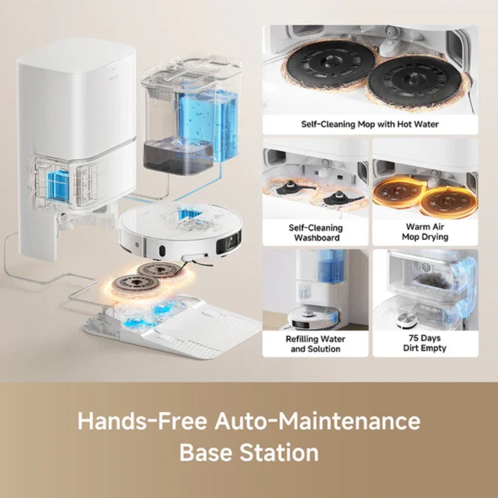 Dreame L40 Ultra Robot Vacuum Robotic Vac and Mop with Self-Cleaning and Auto-Empty | RLX53SE