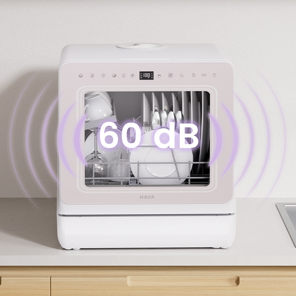 R09 Compact Countertop Dishwasher