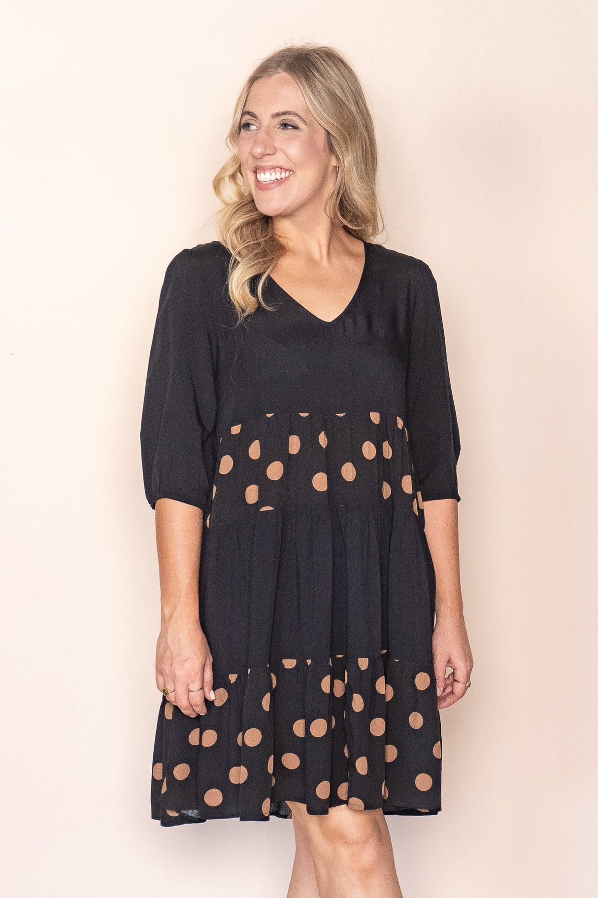 Wynona Dress in Black