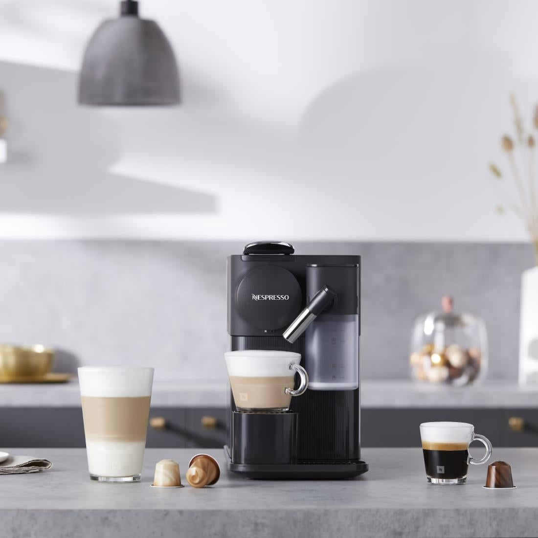 DeLonghi Nespresso Lattissima One Coffee Machine Black