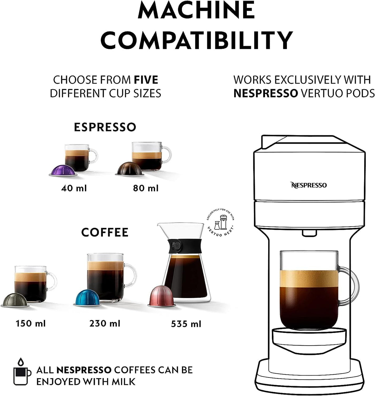 Nespresso 220 volt vertuo coffee pod coffee maker single serve coffee expresso machine 220 volts 240v