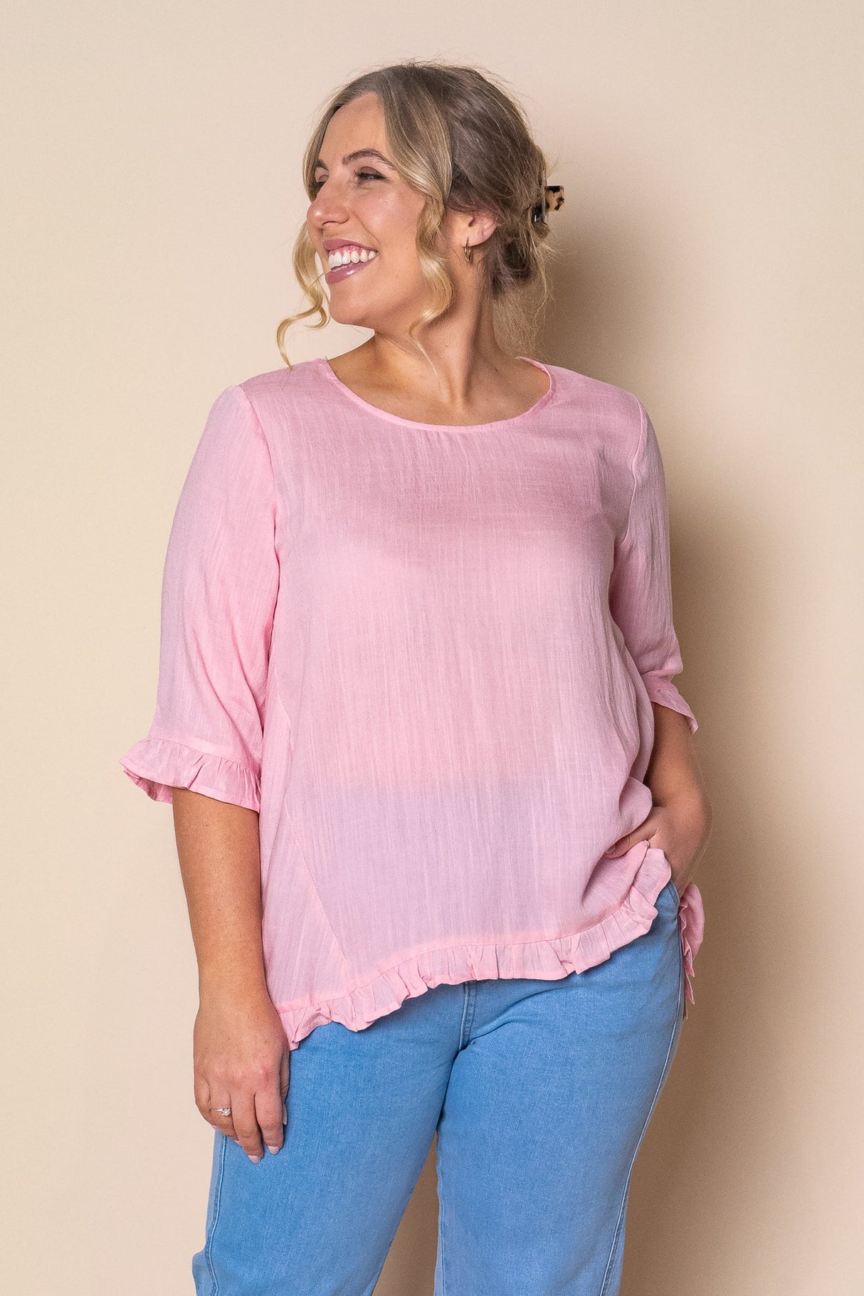 Lorin Top in Pink