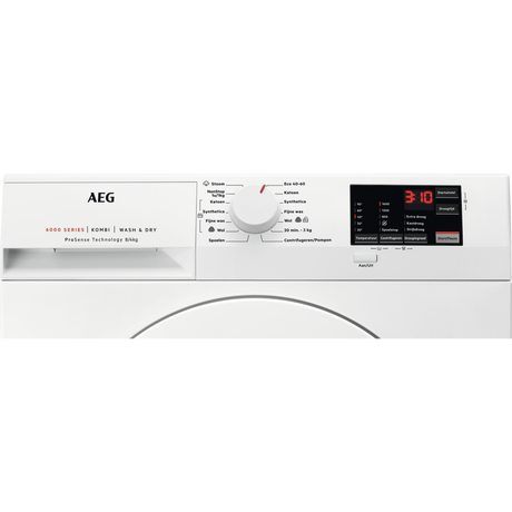 AEG L6WBN86JW 6000 serie OneGo Condensatie Was-droogcombinatie 8 kg