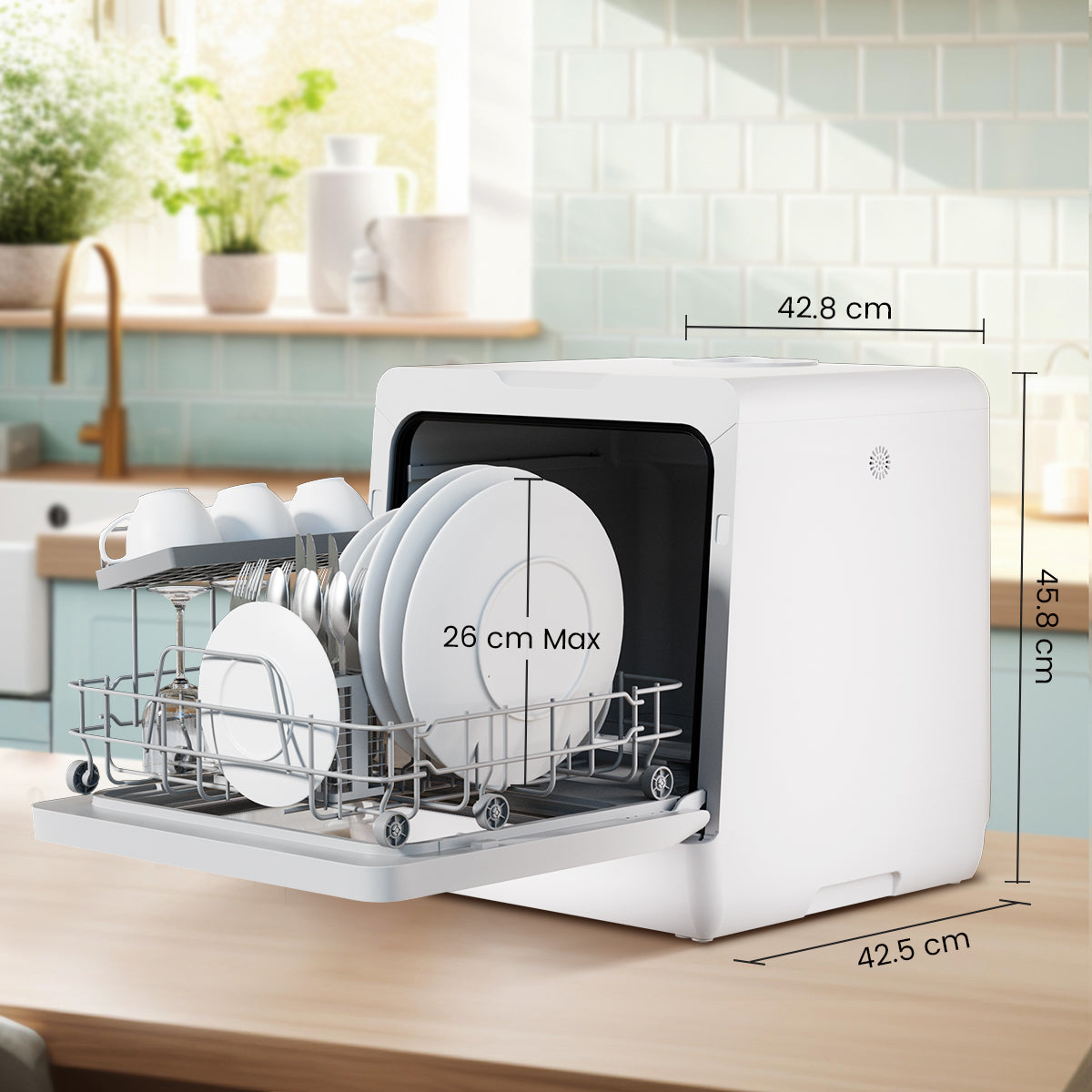 R09 Compact Countertop Dishwasher